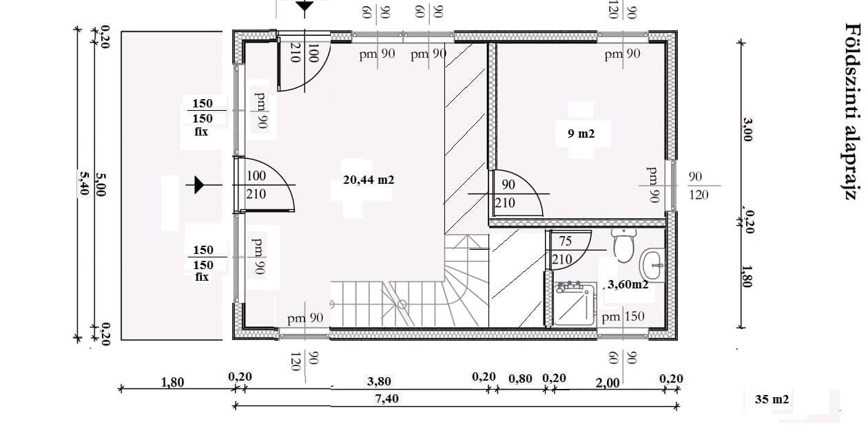 Hivatalos földszinti alaprajz — Bástya-Aqua 13 Kft.